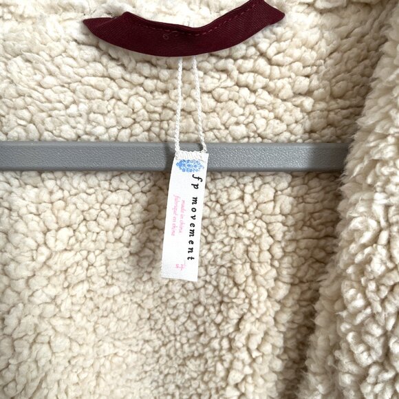 FP Movement Free People Mix It Up Reversible Jacket (Red) S - Picture 9 of 16